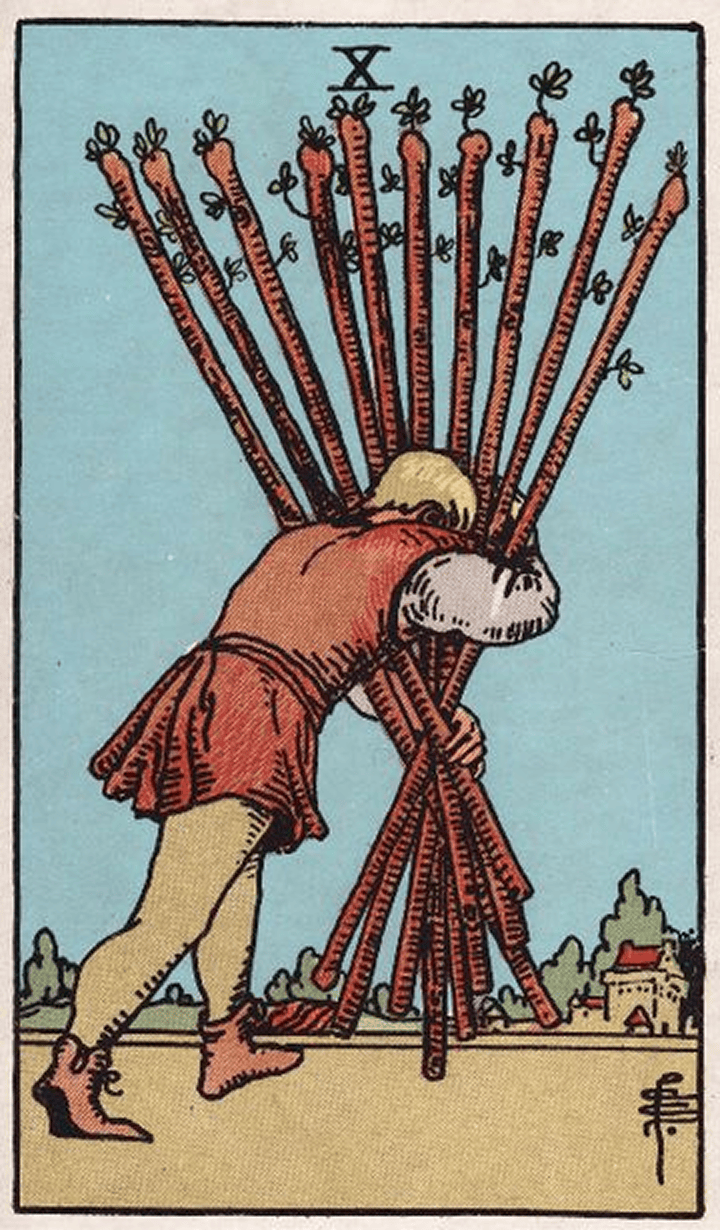 Ten of Wands 权杖十
