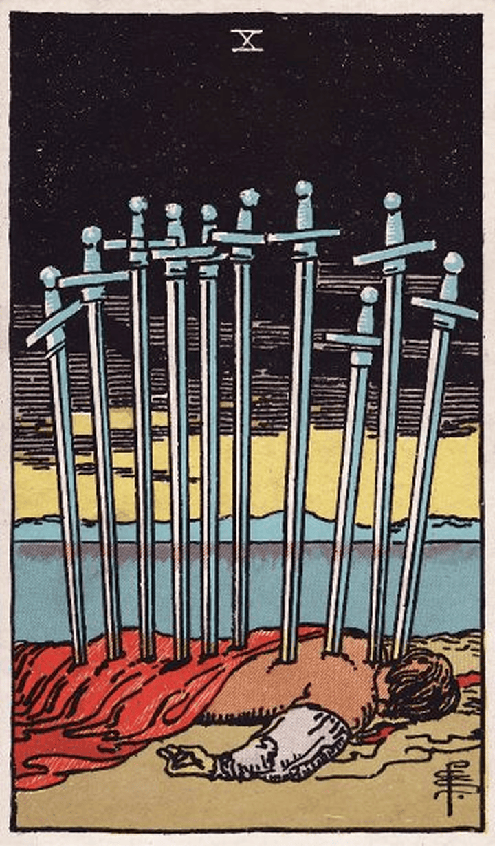 Ten of Swords 宝剑十