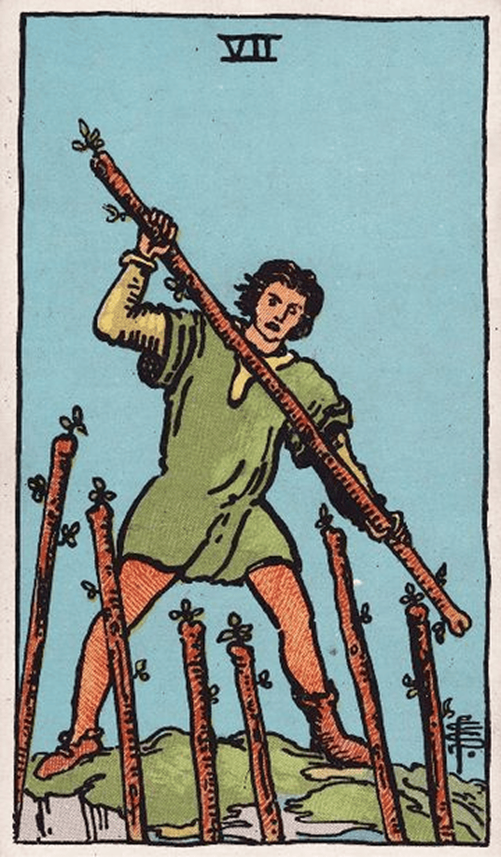 Seven of Wands 权杖七