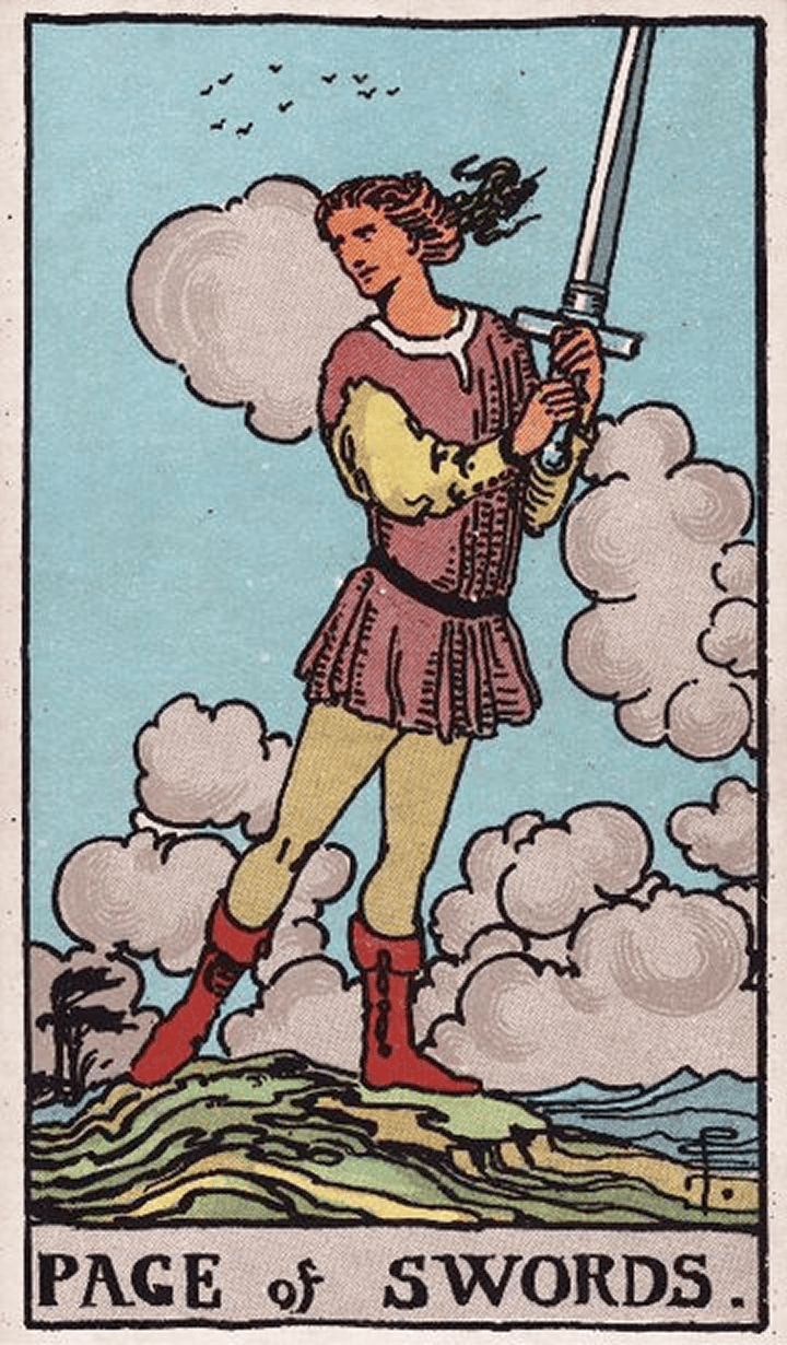 Page of Swords 宝剑侍卫