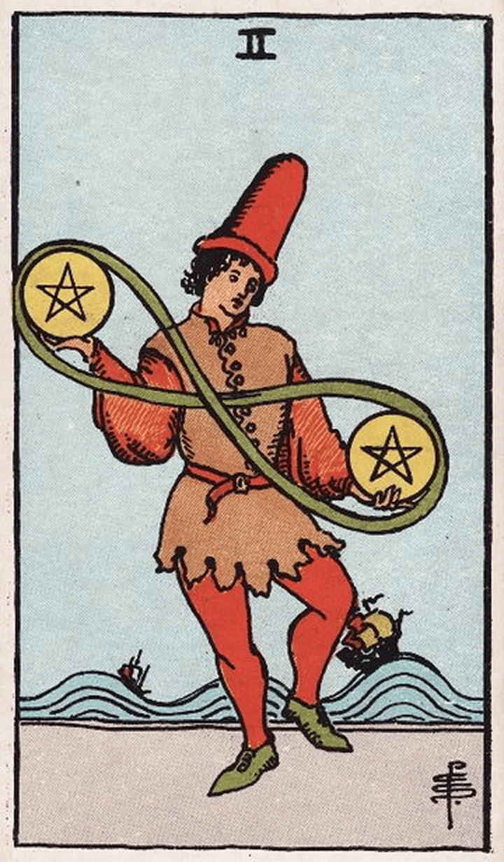 Two of Pentacles 星币二