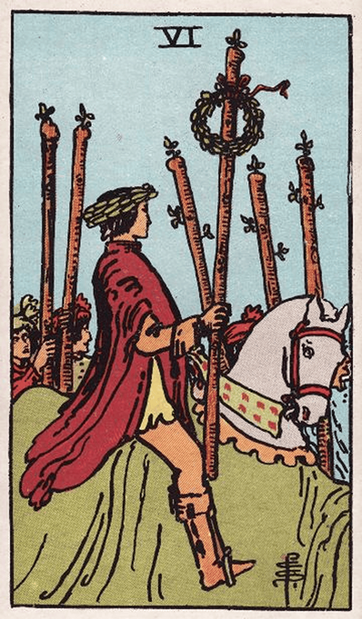 Six of Wands 权杖六