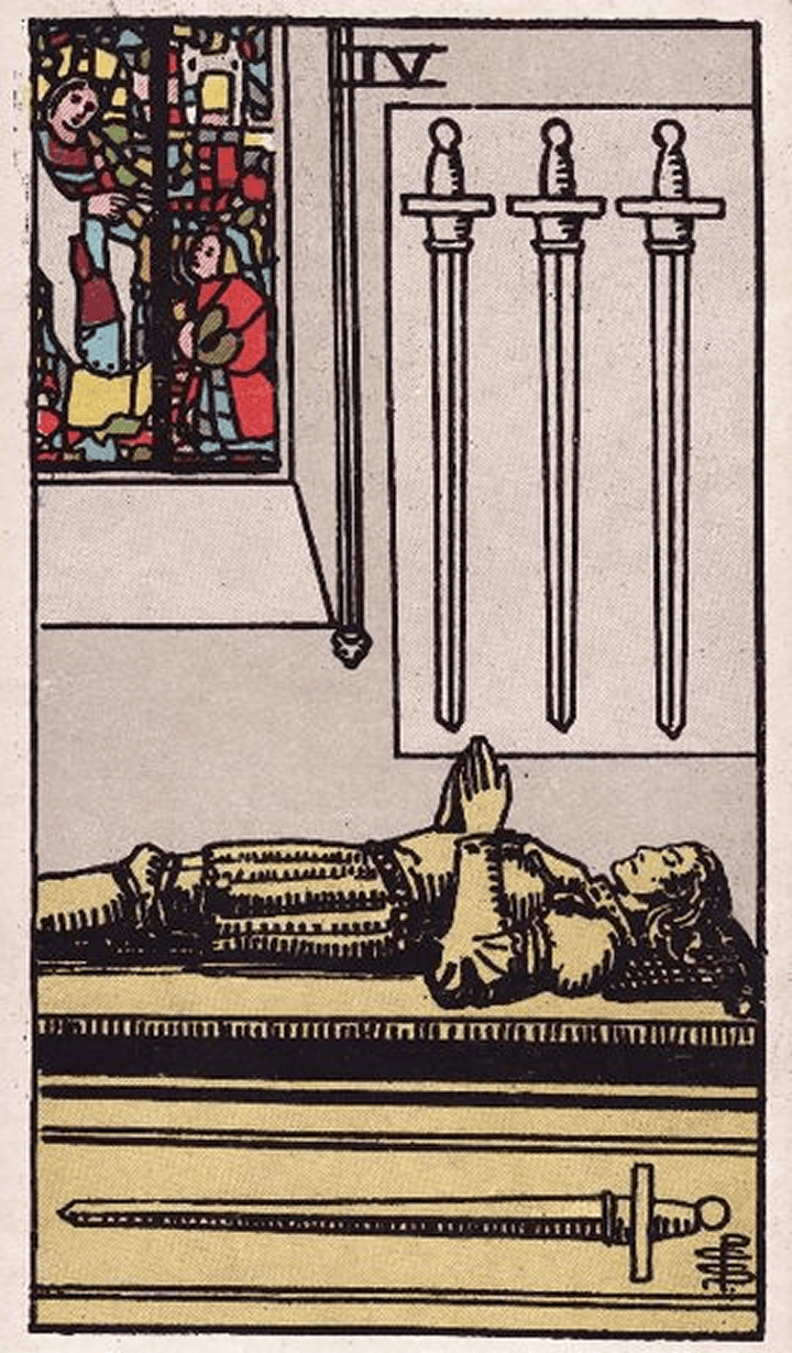 Four of Swords 宝剑四