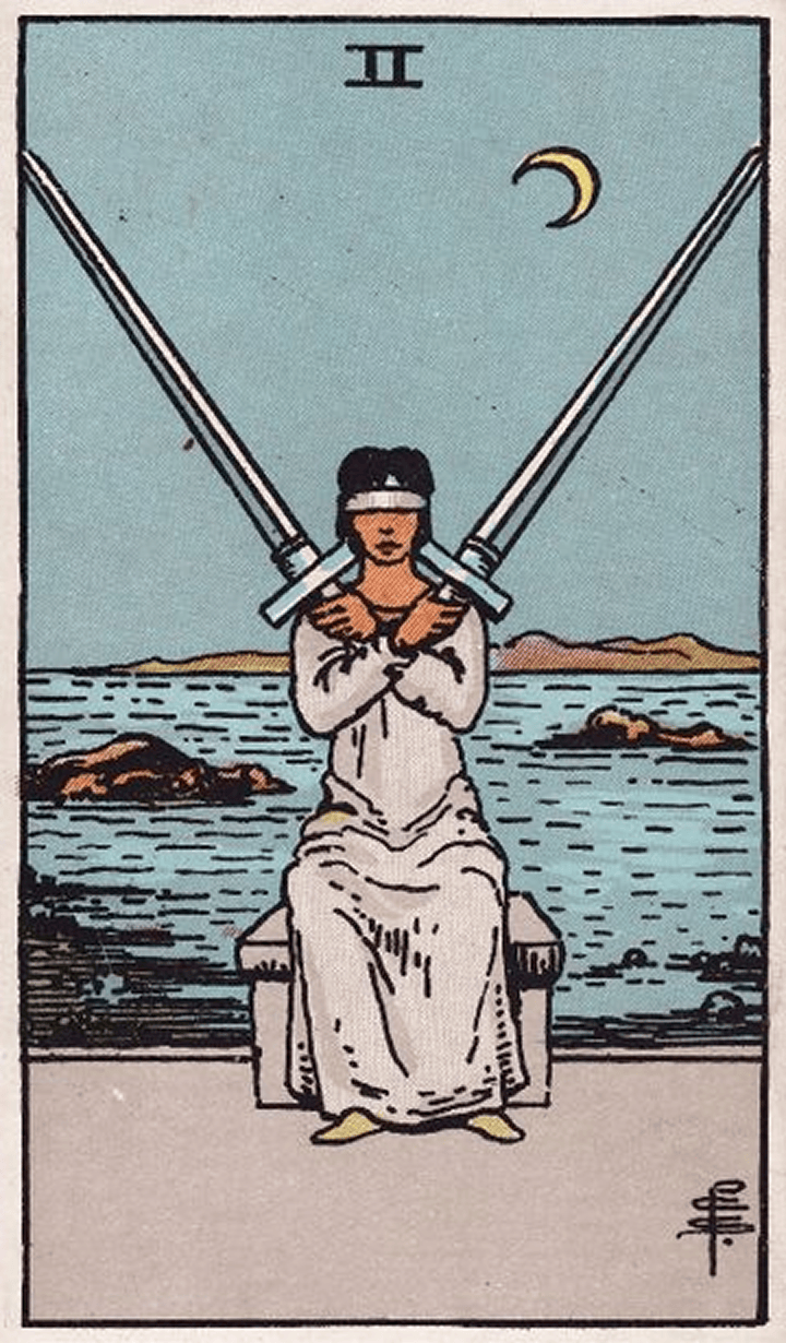 Two of Swords 宝剑二