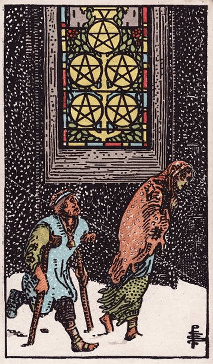 Five of Pentacles 星币五